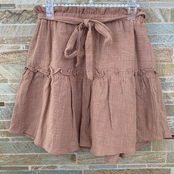 Cotton On Dresses & Skirts - COTTON ON BRAND LINED SKIRT BEIGE X-SMALL